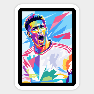 Jude Bellingham Wpap Art Sticker